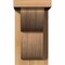 Ekena Millwork Crestline Smooth Corbel w/Backplate, Western Red Cedar, 5 1/2"W x 10"D x 10"H COR06X10X10CRE01SWR - alternate 4